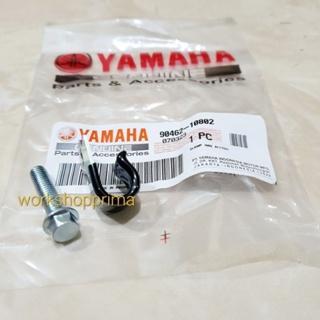 Paket klem kleman selang pembuangan bensin karburator mio sporty smile fino soul ori ygp - Klem + Ba