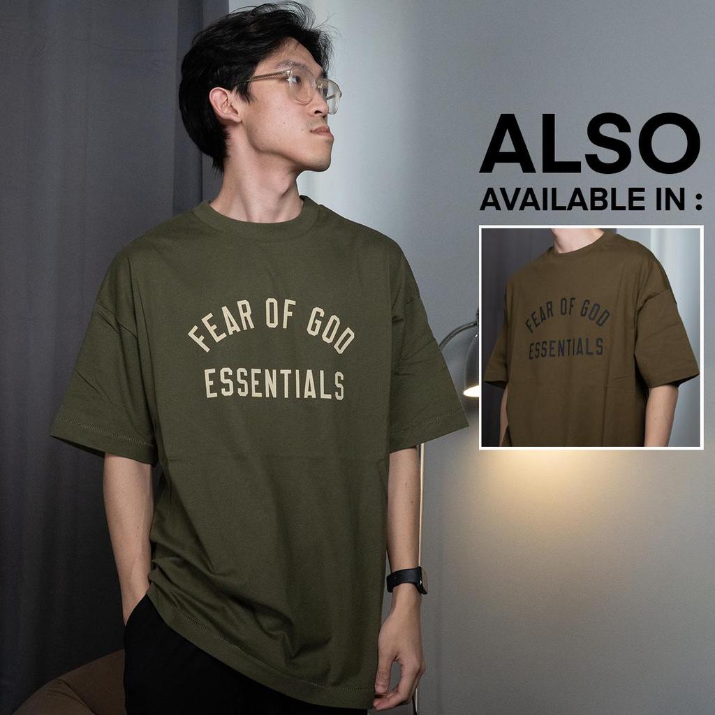 FOG Fear of God Essentials FW24 Jersey Crewneck Tshirt Tee Baju Kaos Original