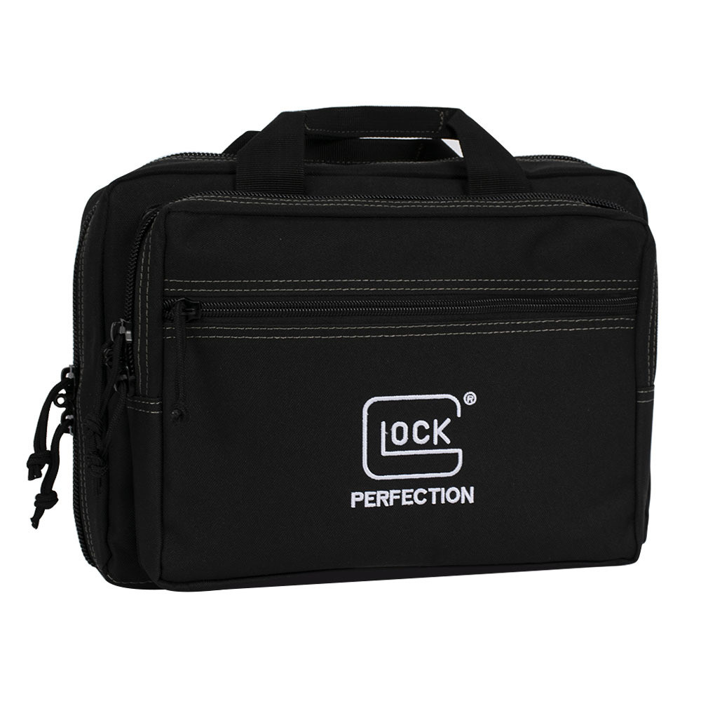 Tactical Glock Pistol Portable Storage Dual  Bag Magazine Pouch Hand Range Case Holder For Colt 1911