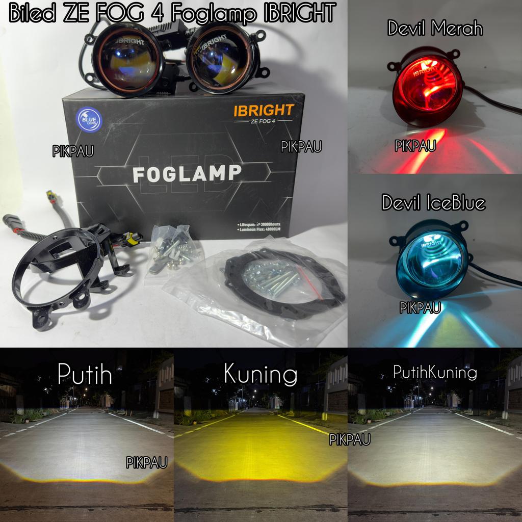 promo toko IBRIGHT Lampu Utama Biled FOGLAMP 3 INC ZE FOG 4