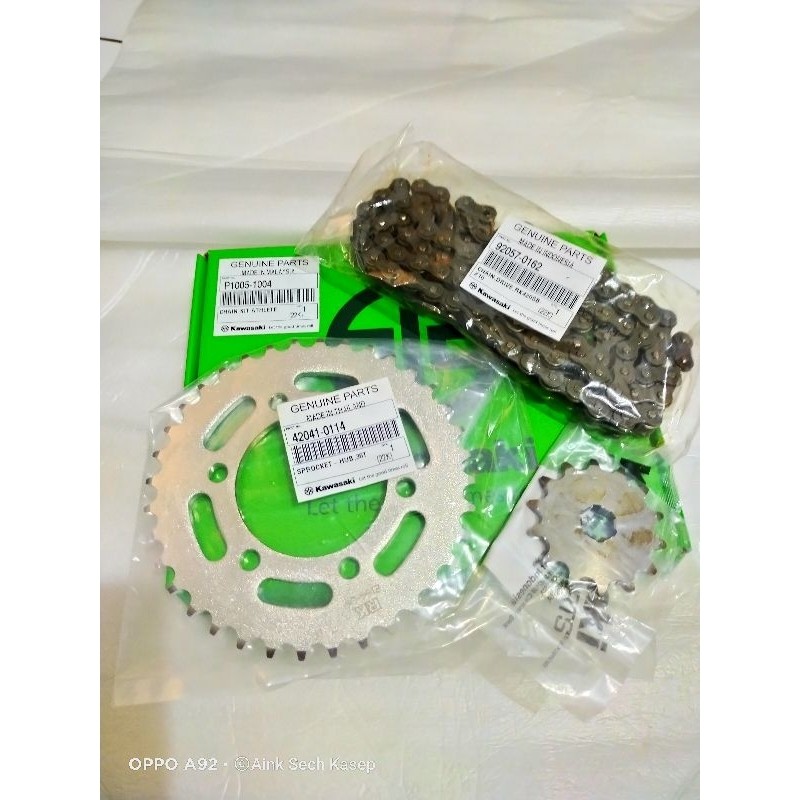 Gear Set Athlete Kawasaki Original Ori