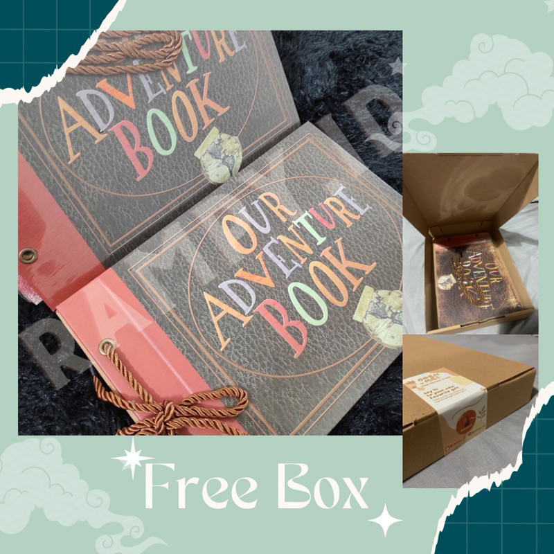 TERLARIS Scrapbook Our Adventure Book Film UP Album Foto
