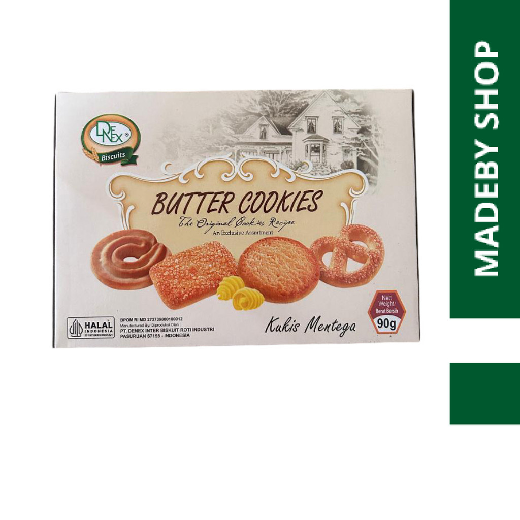 BUTTER COOKIES DENEX KUKIS MENTEGA 90 GRAM