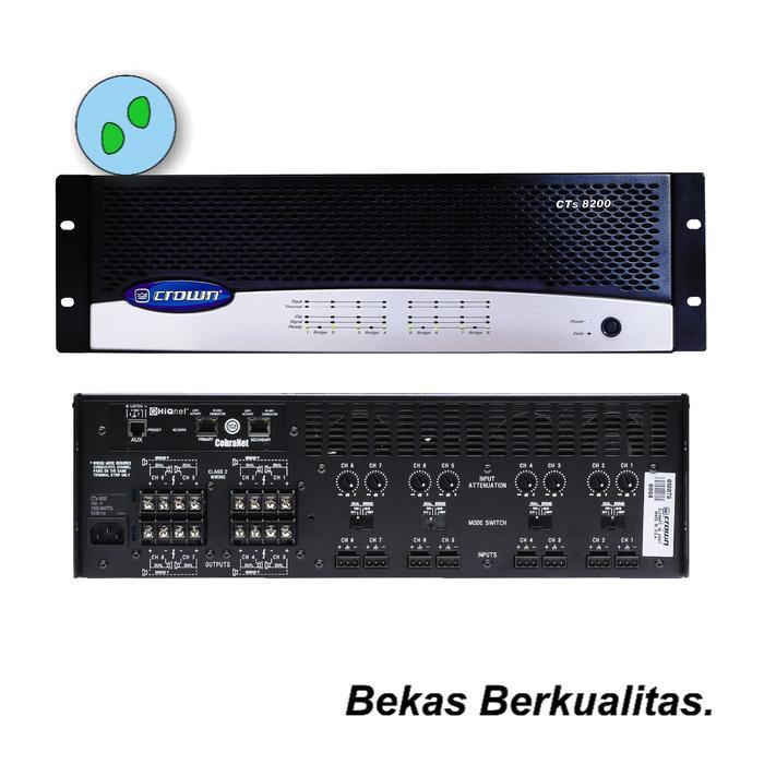 Crown CTS 8200 8-Ch Power Amplifier Sound System Impor Original Bekas