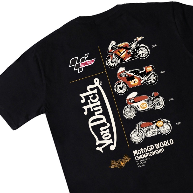 Von Dutch Tshirt MotoGP Edition GP07 Black Kaos Original 100%