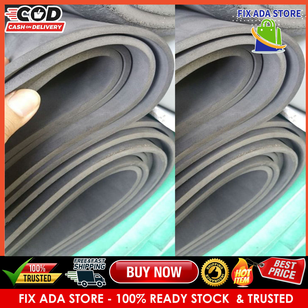 [Instant] Ethylene Vinyl Acetate Busa Ati Eva Foam Spons Karet Hitam Tebal 1cm 1.5cm 2cm 3cm 4cm Lem