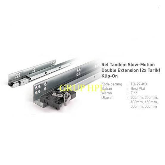 Rel Laci Tandem Huben 50 CM Rel Tandem Huben TD-27 Klip On