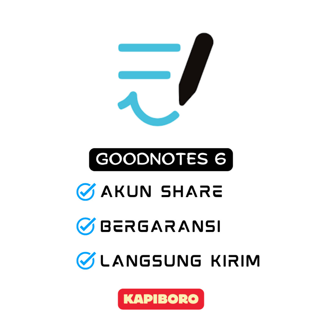 Goodnotes 6 Lifetime Akun Premium Bergaransi