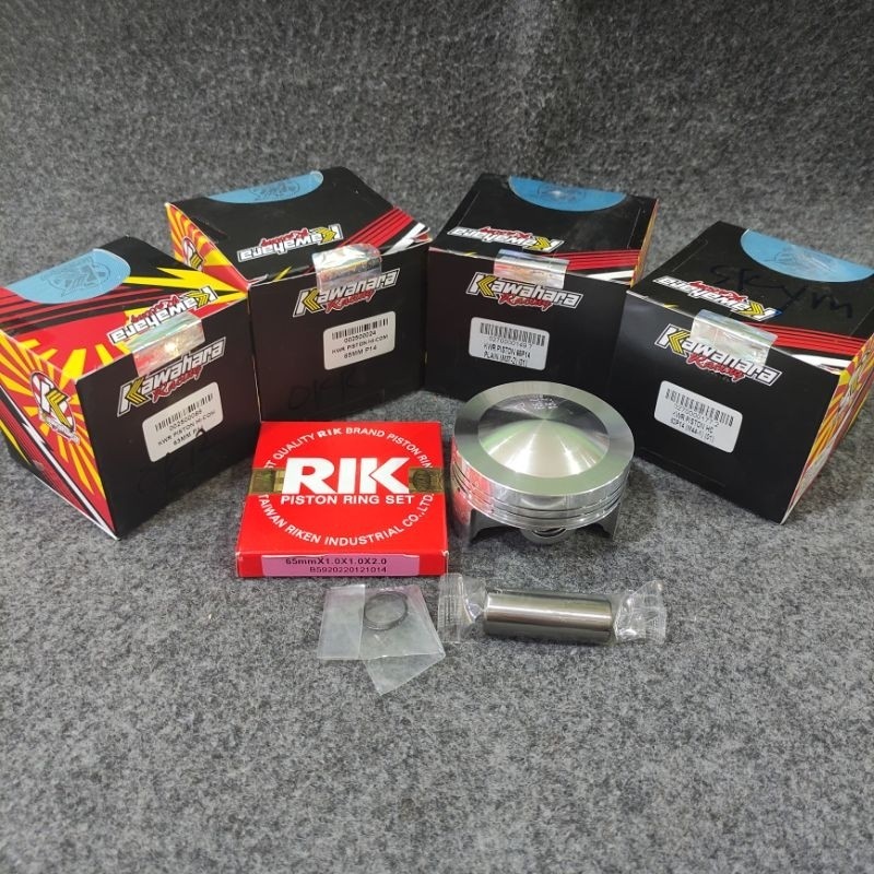SEHER PISTON KIT KAWAHARA 58.5 59 60 62 63 65 66 PEN 14 NMAX AEROX LEXI R15 MX KING MX VIXION CRF KL