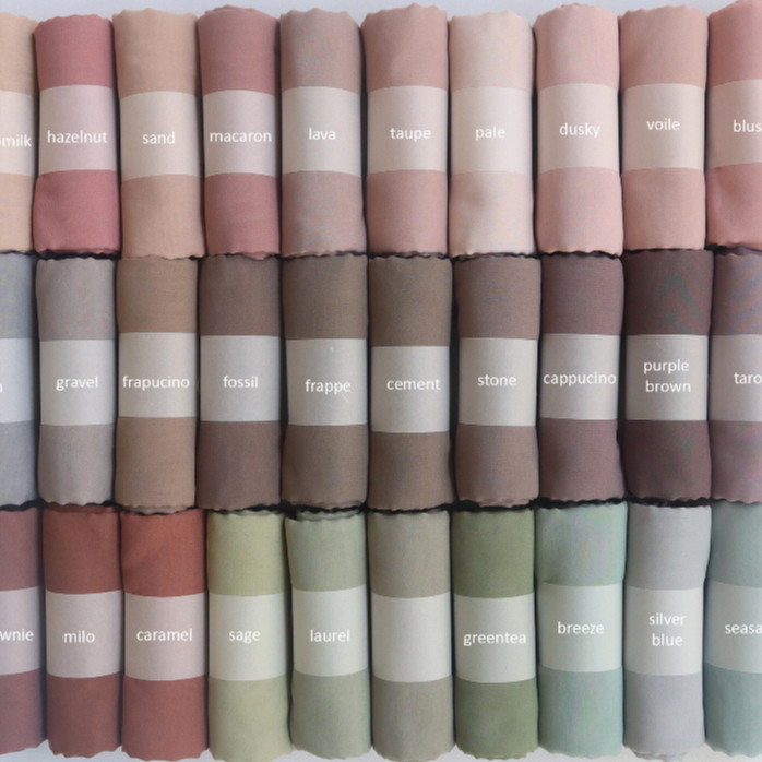 Jilbab Segiempat - Ideal untuk Semua Acara