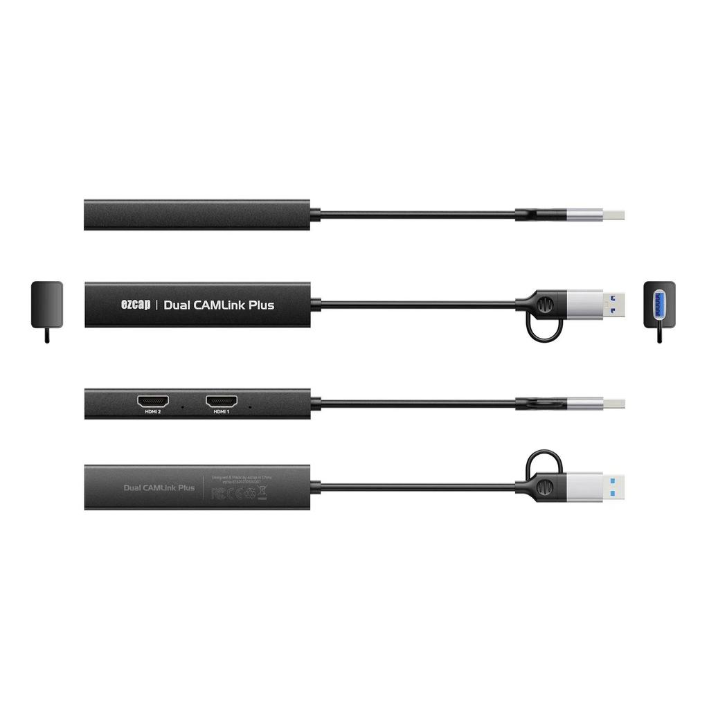 Ezcap316 1080p 60Hz Dual HDMI To USB 30 Type C Video Capture Card Record for PS4 PS5 Game DVD Camera