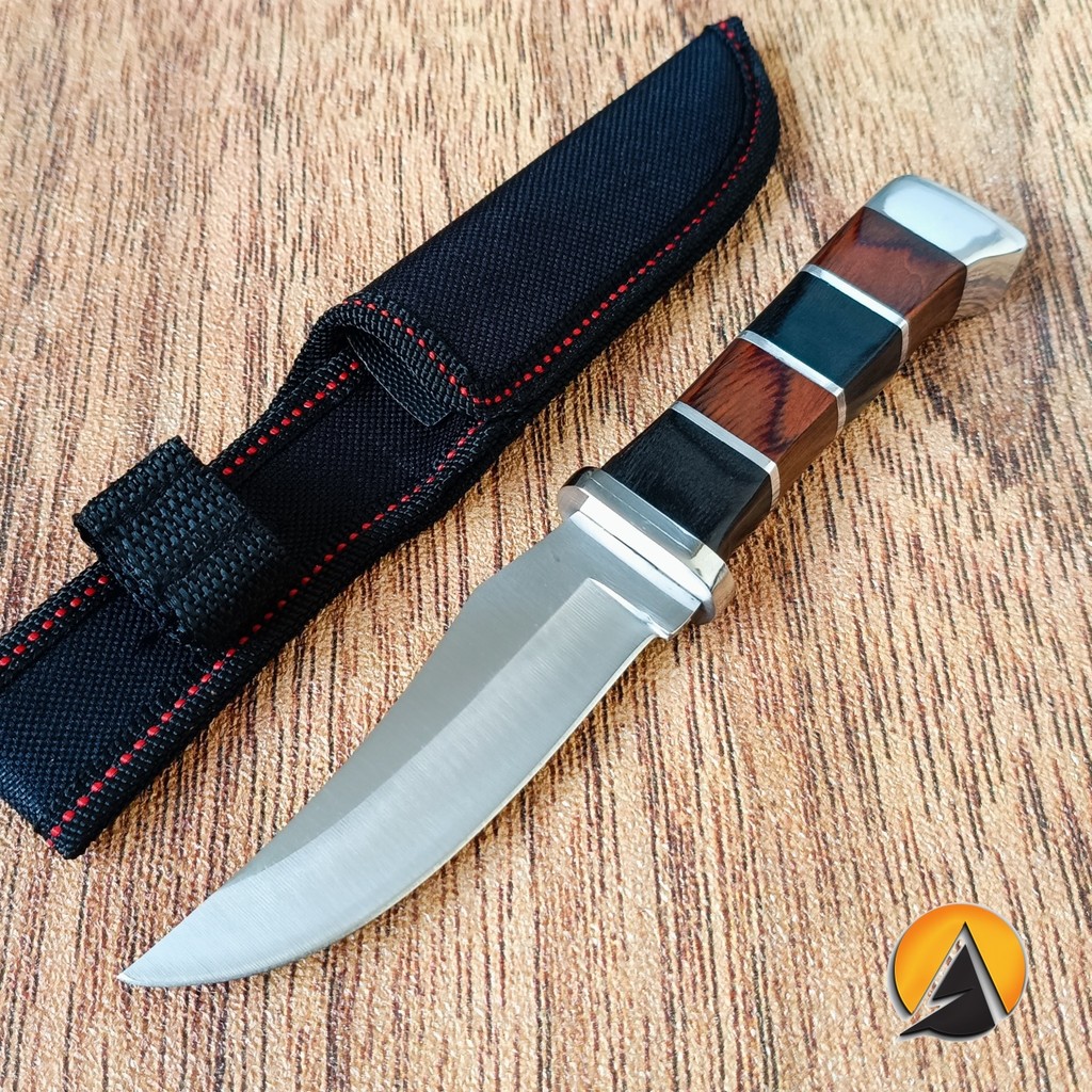 Pisau skinning seset daging 10 cm plus sarung P700