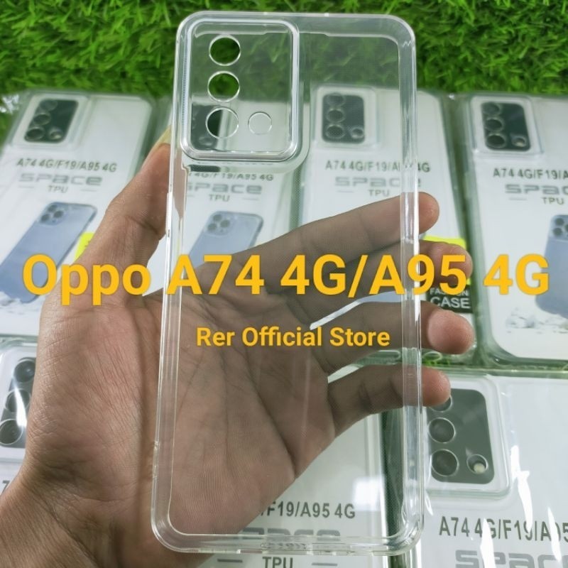 Silikon Soft case bening Space Oppo A74 4G/A95 4G