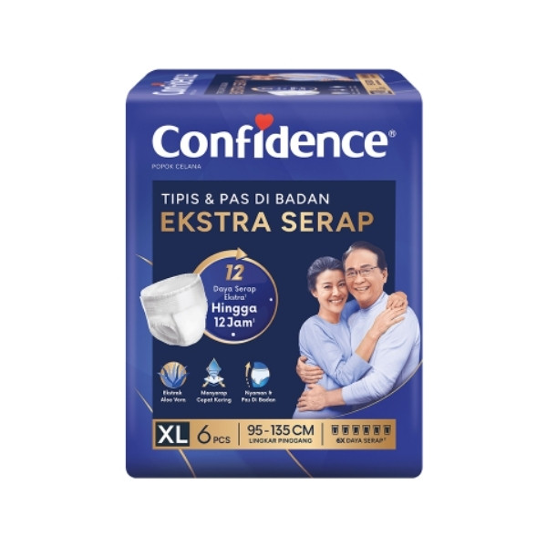CONFIDENCE POPOK CELANA DEWASA EKSTRA SERAP XL 6'S