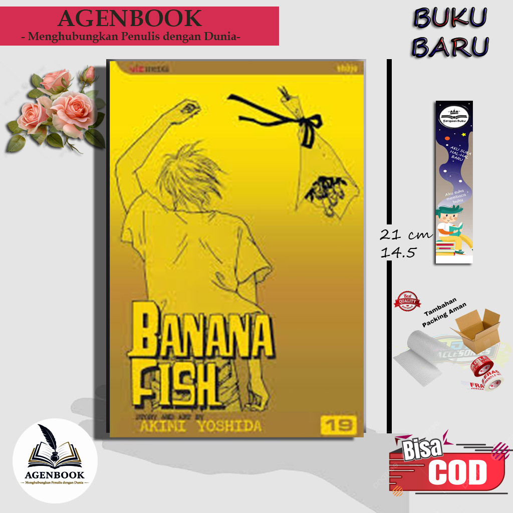 Komik Banana Fish Complete 19-book Set Vol. 1-19 by Akimi Yoshida -