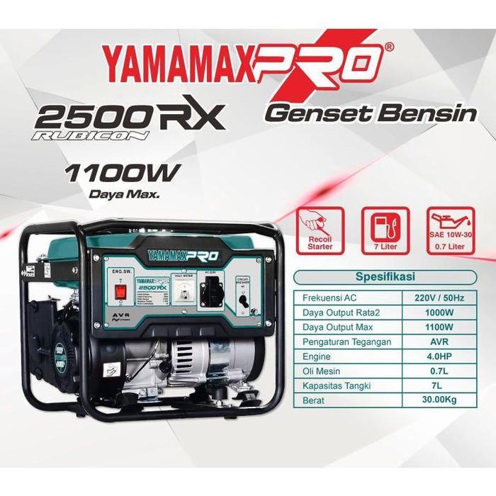 Genset Bensin 1000 watt YAMAMAX PRO type 2500 High Quality