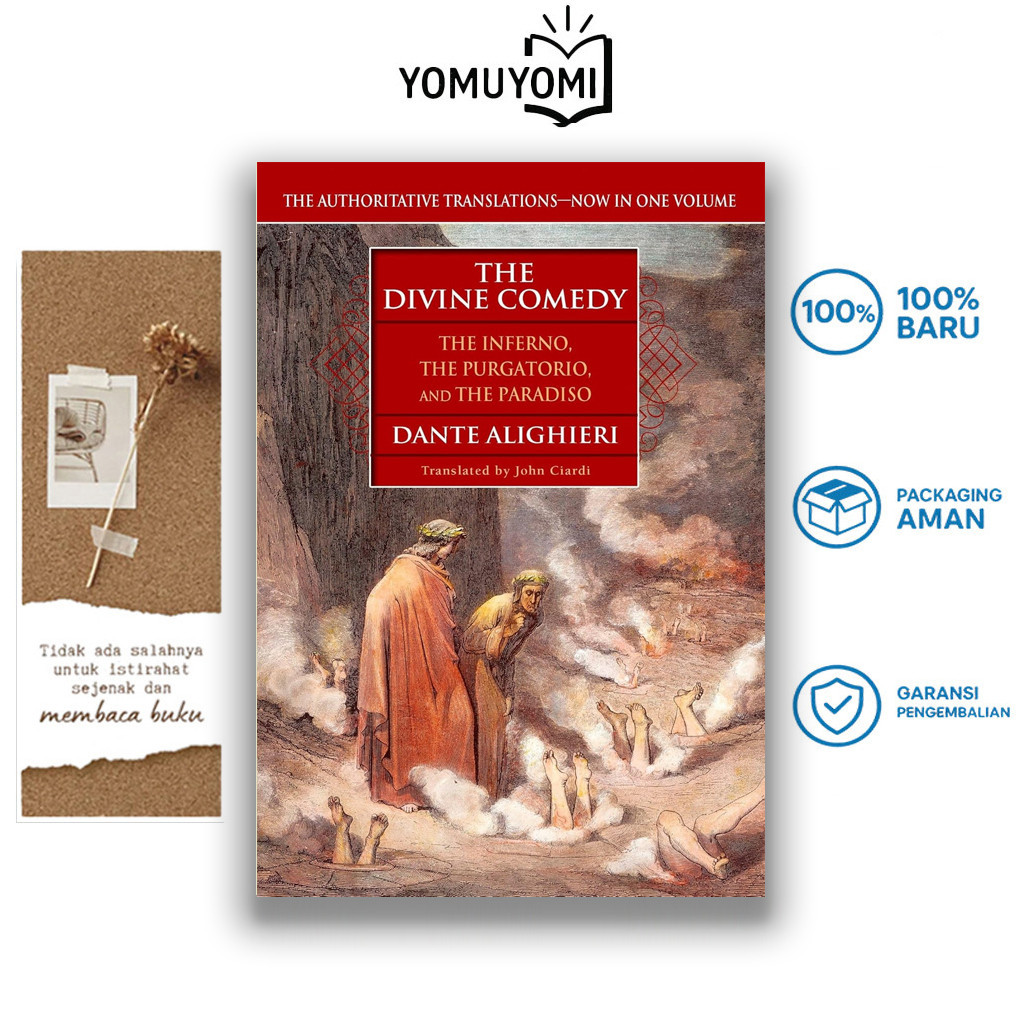 Paket Bundling Dante The Divine Comedy (The Inferno, The Purgatorio, and The Paradiso) By Dante Alig