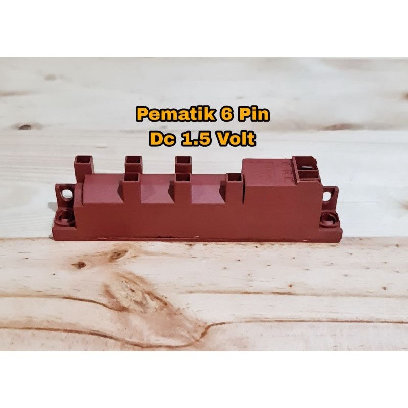 PULSE IGNITION PEMATIK KOMPOR ARISTON DC 1.5 VOLT SOKET 6 PIN MAGNET ELEKTRO