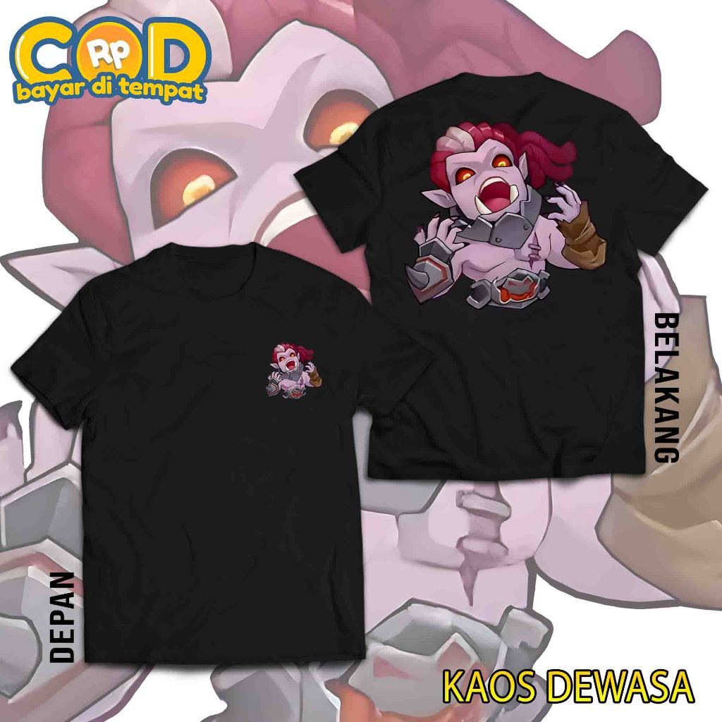 Kaos Emote Mobile Legend - Kaos Atasan Katun Sablon - Kaos Emote ML Balmond Ini Bencana - Baju Kaos 