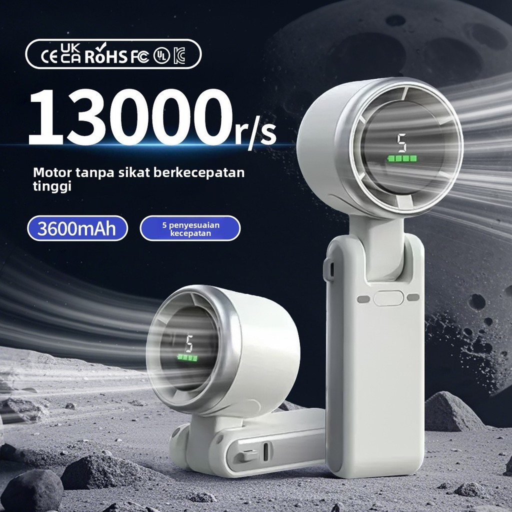 Populer di Asia Tenggara, kipas angin berkecepatan tinggi yang kuat, dapat diisi ulang melalui USB, 