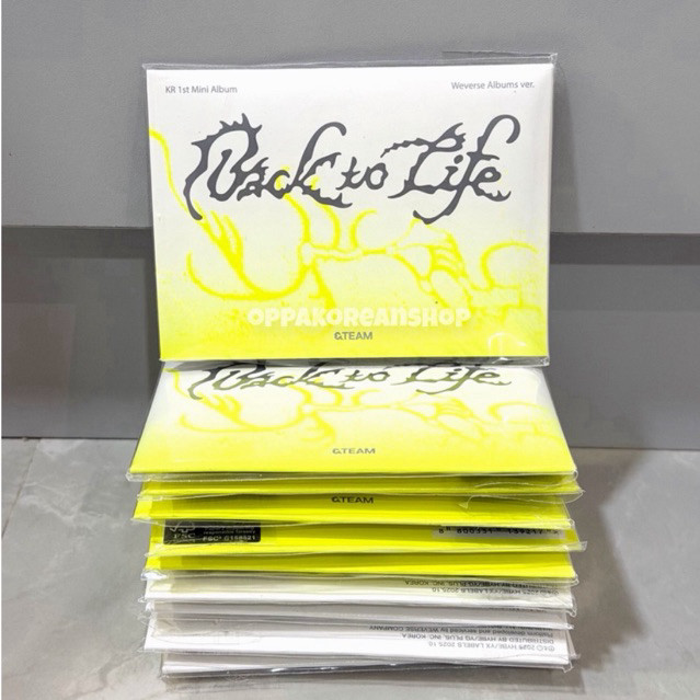 [READY] &TEAM KR 1st Mini Album Korean Back to Life Weverse Ver.
