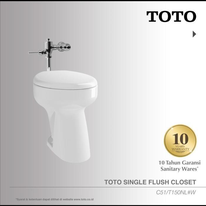 TOTO Closet C51/T150NL | Closet Duduk - Kloset - Kloset Duduk