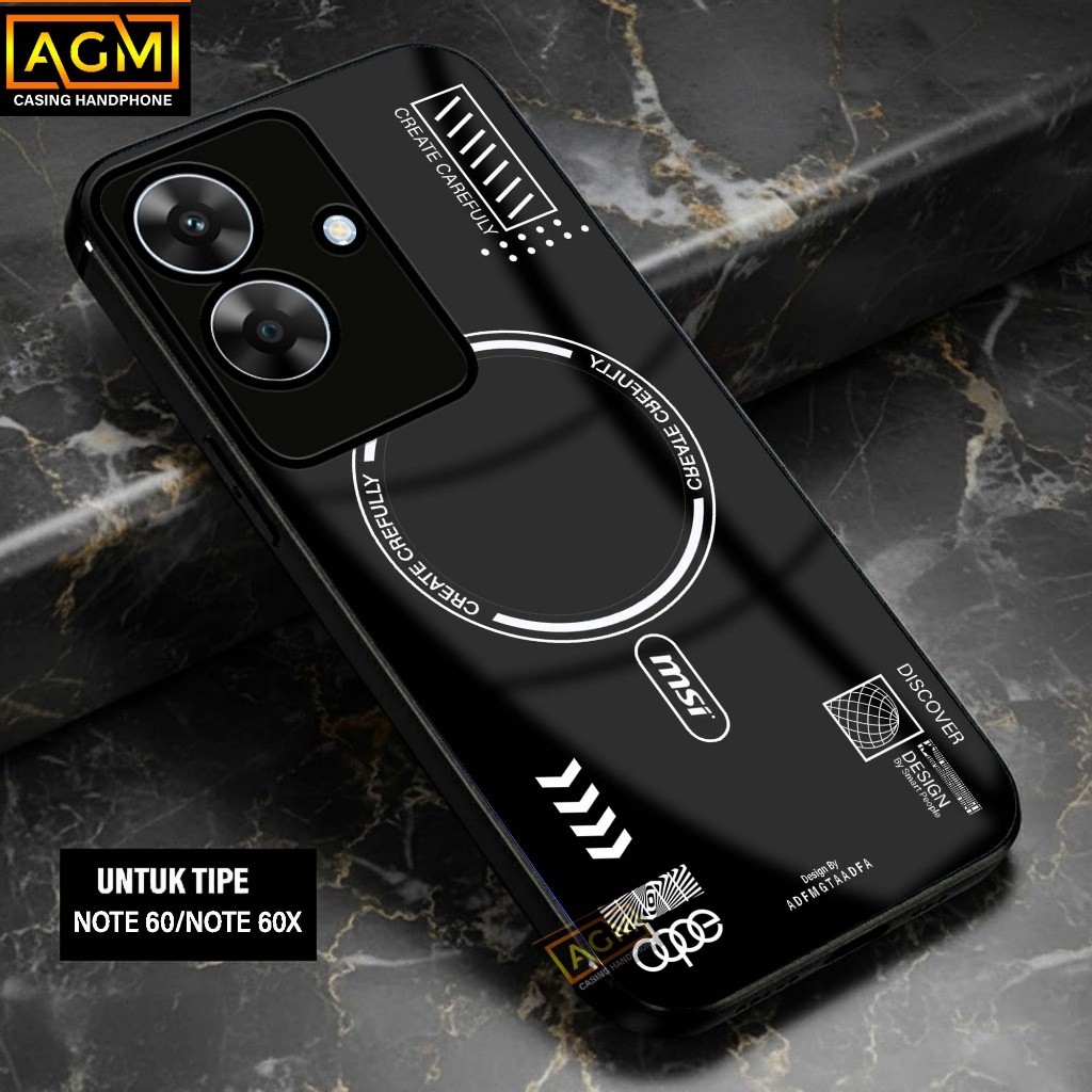 Case Realme Note 60/Note 60X - New Softcase Glossy casing Hp Realme Note 60X/Note 60 [Motif Magsaf] 