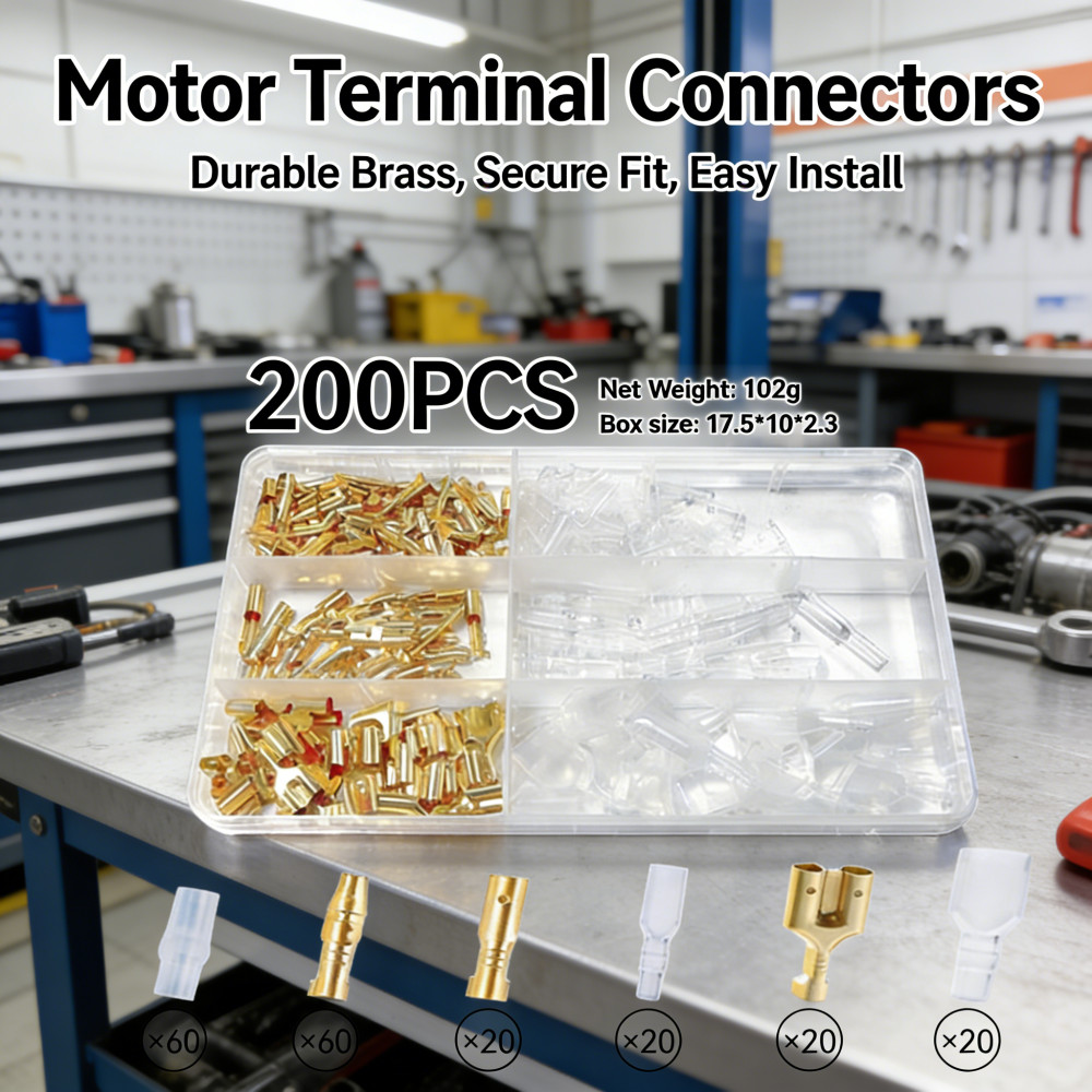 Terminale Kabel Sekun Bulat Cewe Male Cowo Soket Kabel Motor 200 Skun