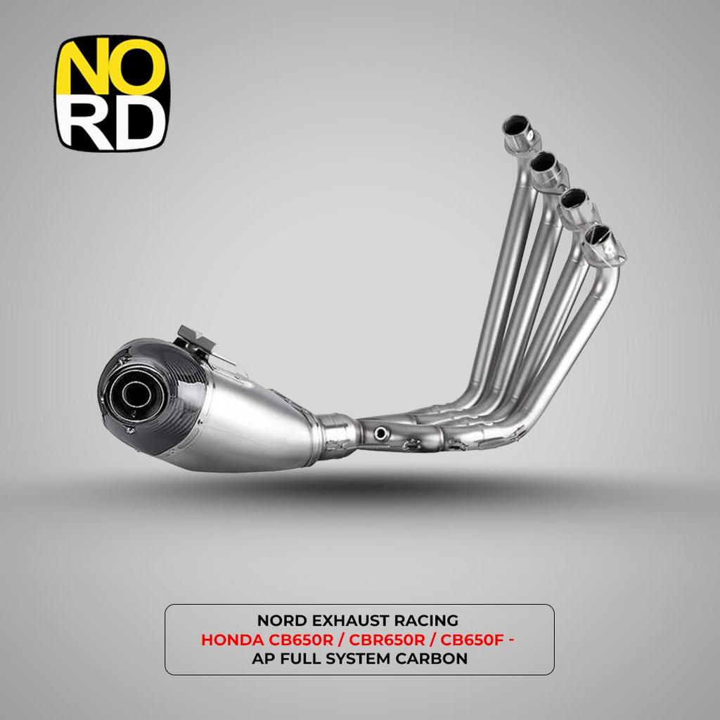 NORD EXHAUST HONDA CB650R / CBR650R / CB650F KNALPOT RACING FULL SYSTEM