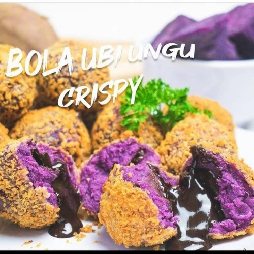 Bola Ubi Ungu Lumer Coklat Argotelo Eank Dan Sehat Oleh Oleh Khas Pasuruan isi 10pcs