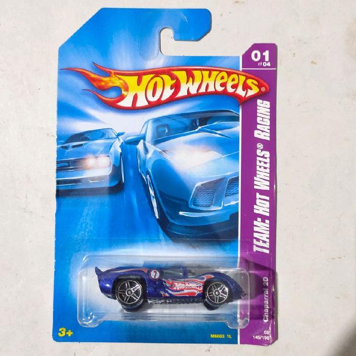 Mainan Hot Wheels Chaparral 2 D 2D biru 2008 HW Racing rare