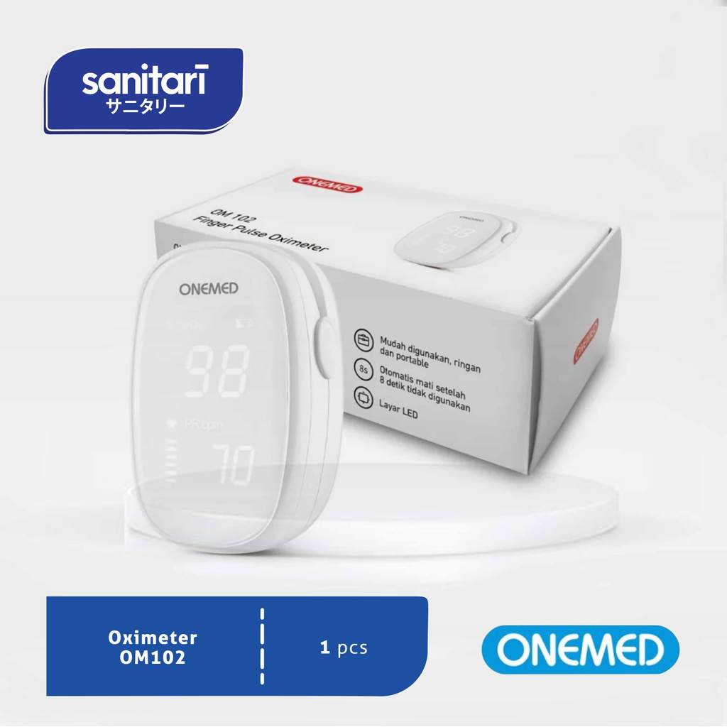 Fingertip Pulse Oximeter Onemed Oxymeter Onemed Oksimeter Onemed