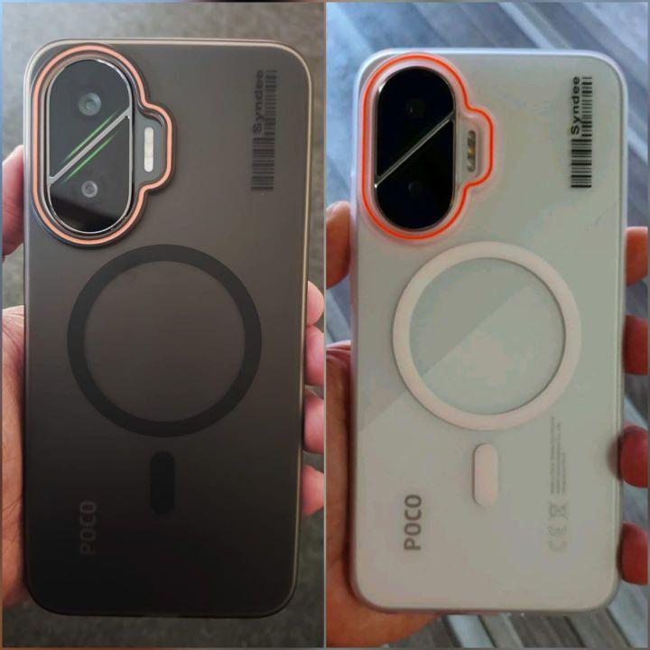 Casing Poco F7 / F7 Pro / F7 Ultra Magsafe Magnetic Case Protection - Grey, POCO F7