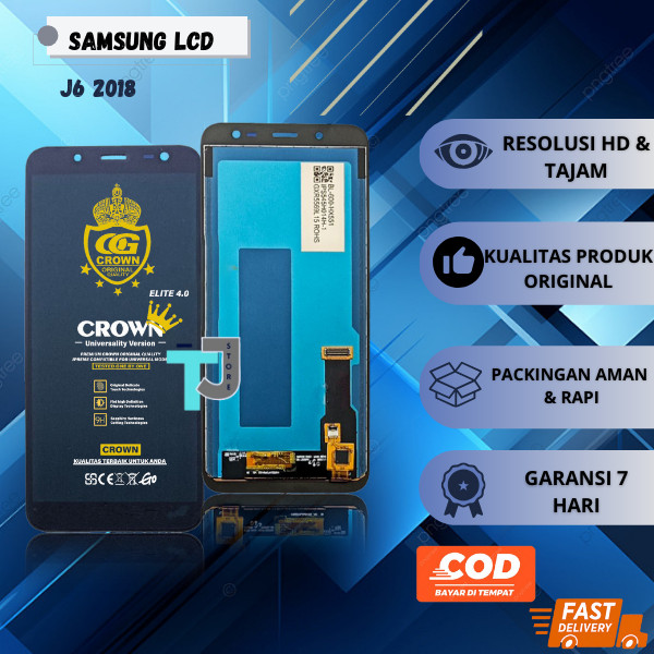 LCD TOUCHSCREEN SAMSUNG J6 2018 / J600 / J600G / J600F / A6 2018 / A600 / A600F ORIGINAL FULLSET COM