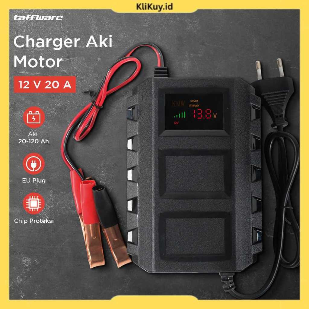 Charger Aki Mobil Intelligent Battery Charger 12V 20A - Taffware KC-20A