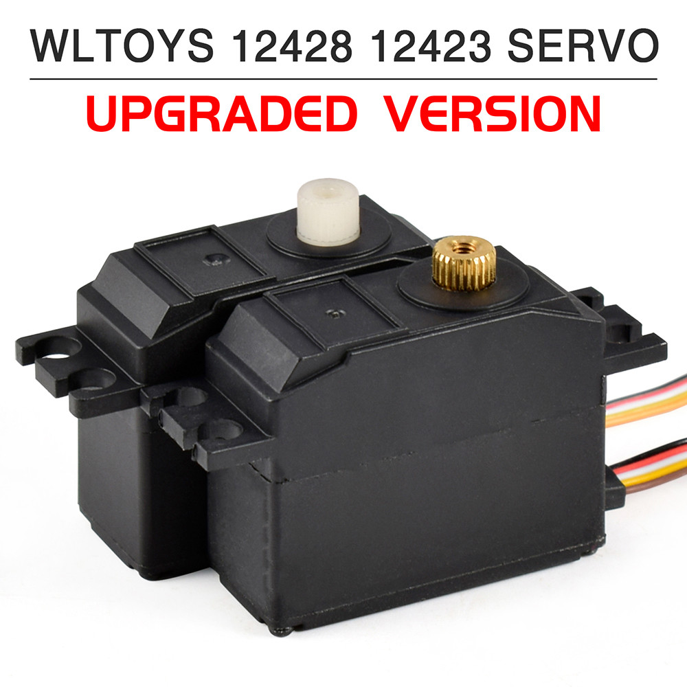 RC Servo Metal Gear Servo Upgraded Parts for Wltoys 1/12 12428 12423 RC Desert Short Course Car Truc