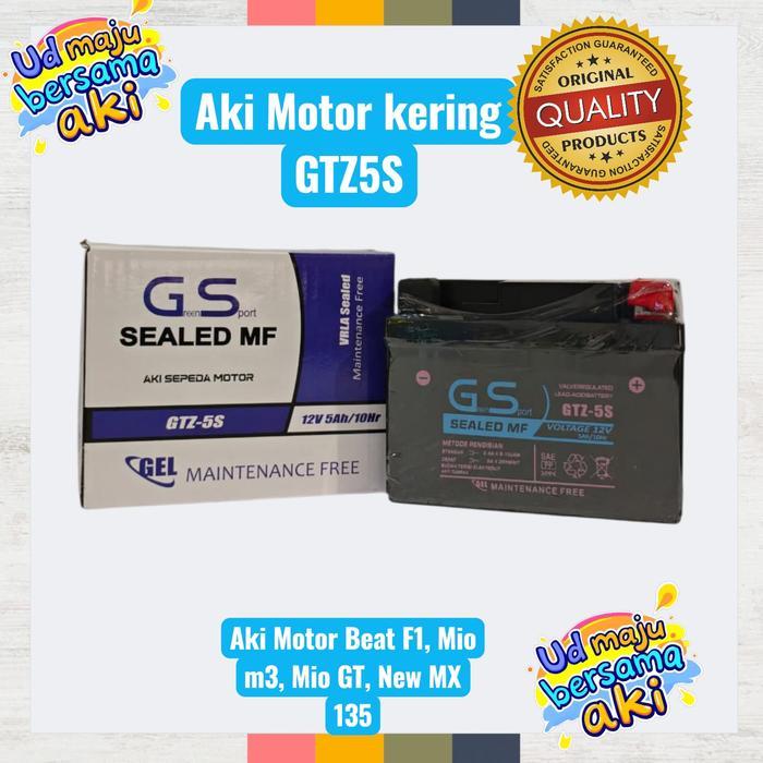 Aki Motor Honda Absolute Revo Fit GTZ5S GS GreenSport Aki Kering MF