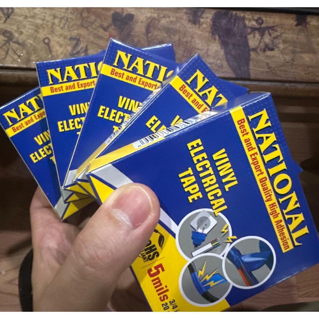 (ECER/GROSIR) Isolasi listrik national 20m vinyl electrical tape murah berkualitas electric national