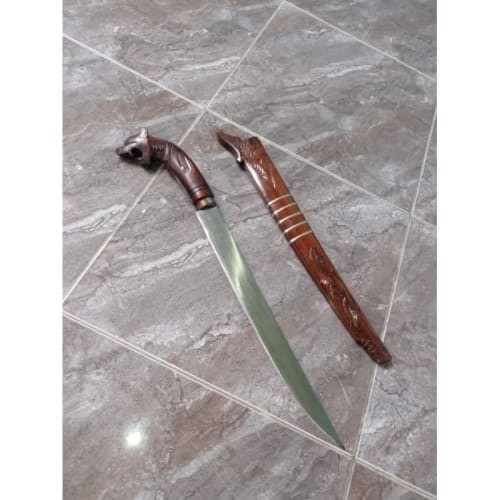 Pisau baja super tajam / Golok baja asli / pedang samurai panjang /