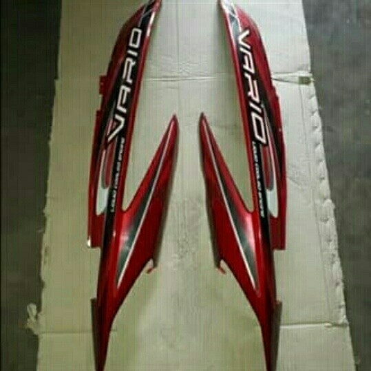 Cover Body Honda Vario 110 Karbu Merah