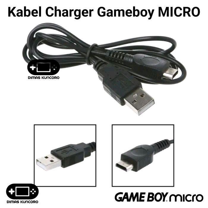 PROMO =Acessoris Game= Kabel Charger Gameboy MICRO charging cable usb nintendo gameboy game boy micr