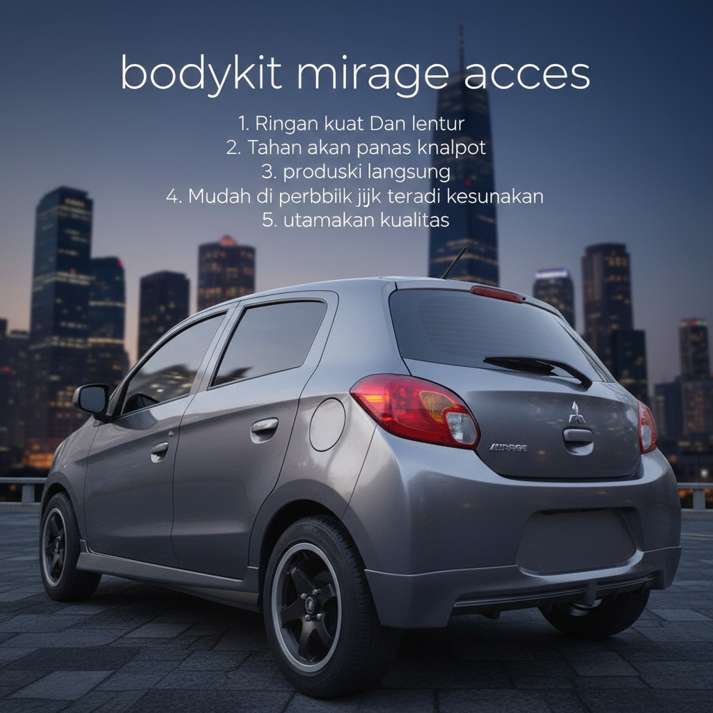 bodykit mirage 2012 2013 2014 2015 2016 acces bodikit mirage bodykit mitsubishi mirage