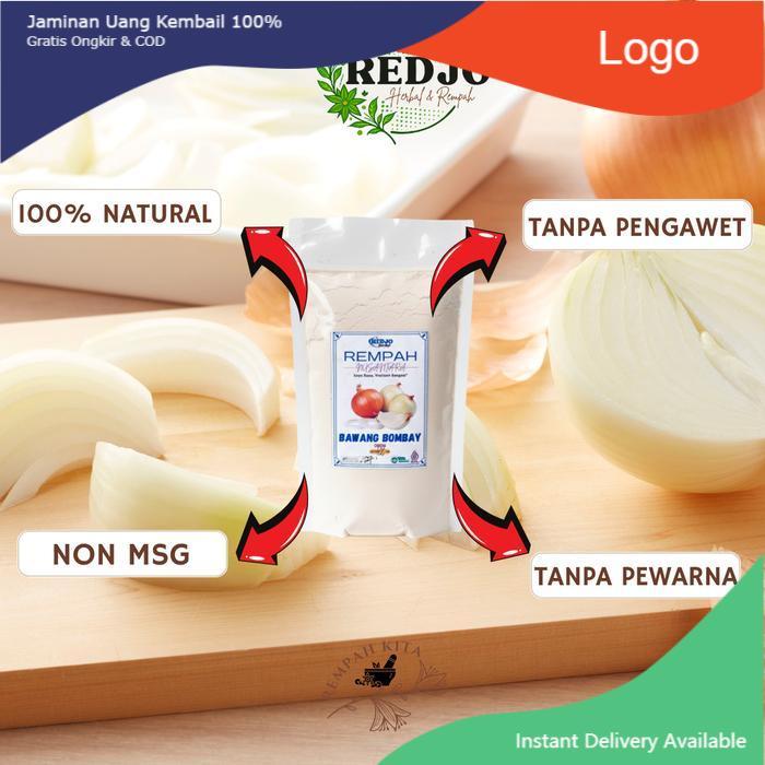 Bawang Bombay Bubuk 100gr – Onion Powder Asli Halus & Gurih Bumbu Praktis Masakan - 50gr