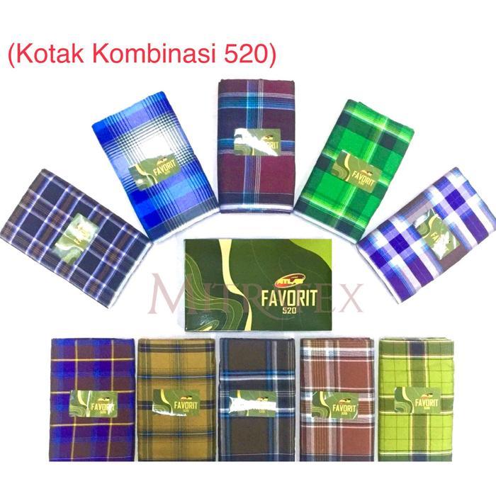 Sarung Atlas Favorit 500 / 520 (Grosir) - Motif KotakKomb 520