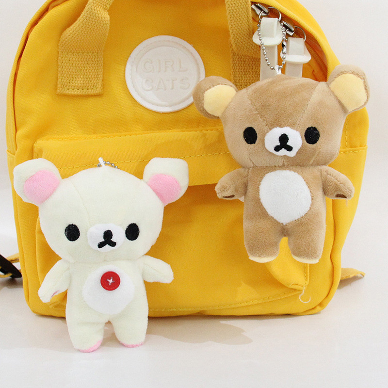 Kawaii Strawberry Rilakkuma Plush Doll Anime Teddy Bear Rilakkuma Bear Dress up Raccoon Plushies Pel