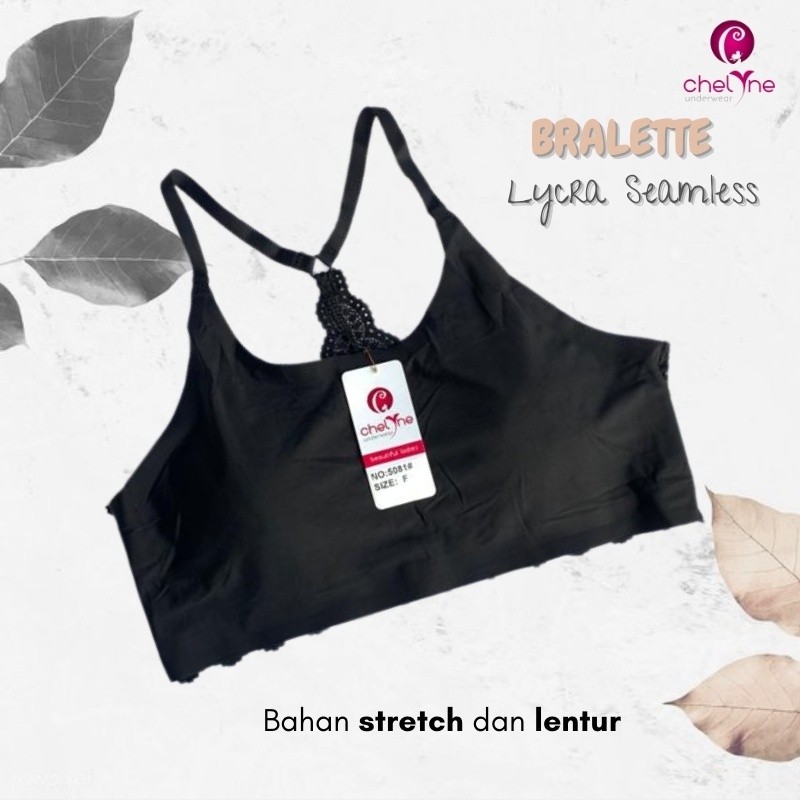 BH Bralette 5081 Bahan Lycra Seamless - Inner