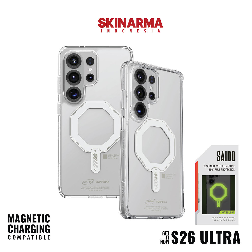 Skinarma  - SAIDO NITEGLOW - Case For Samsung Galaxy S26 Ultra Magsafe Compatible
