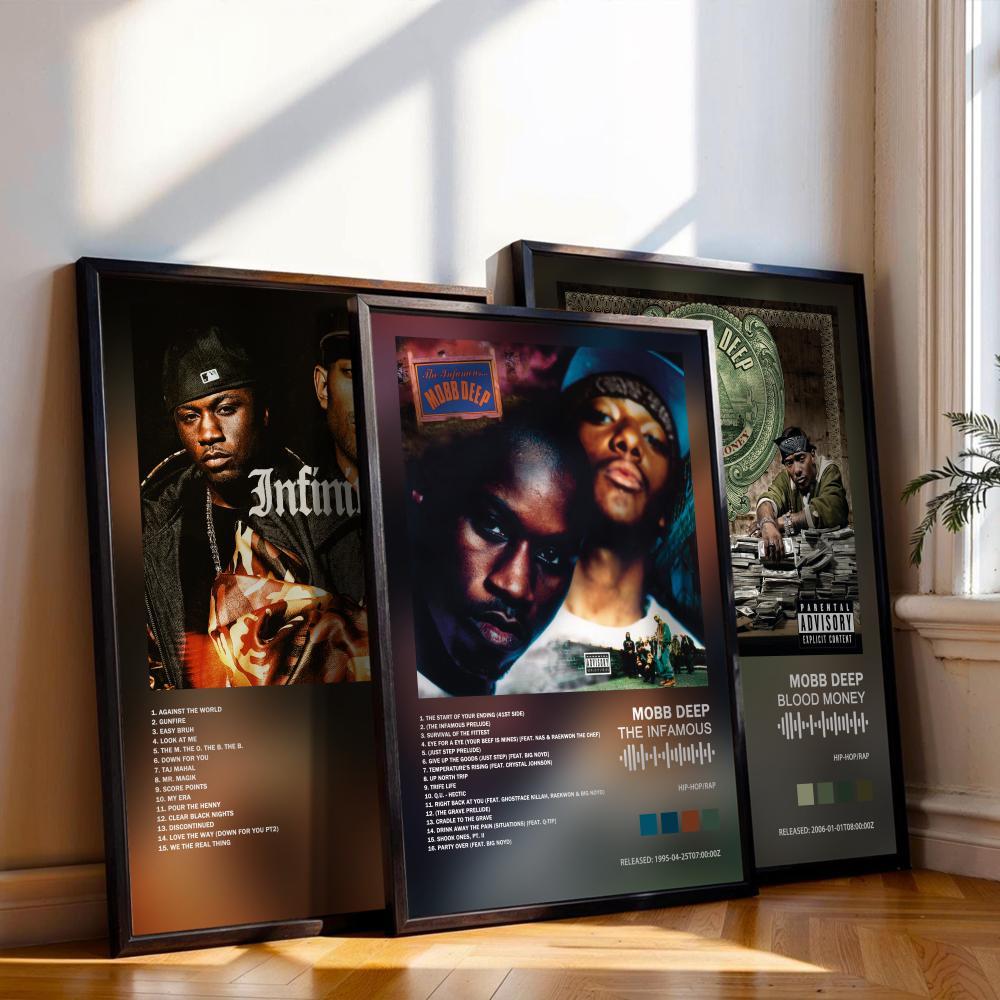 Mobb Deep Poster Music Album Cover For Room Canvas Painting Print Art Home Wall Decor Picture Gift