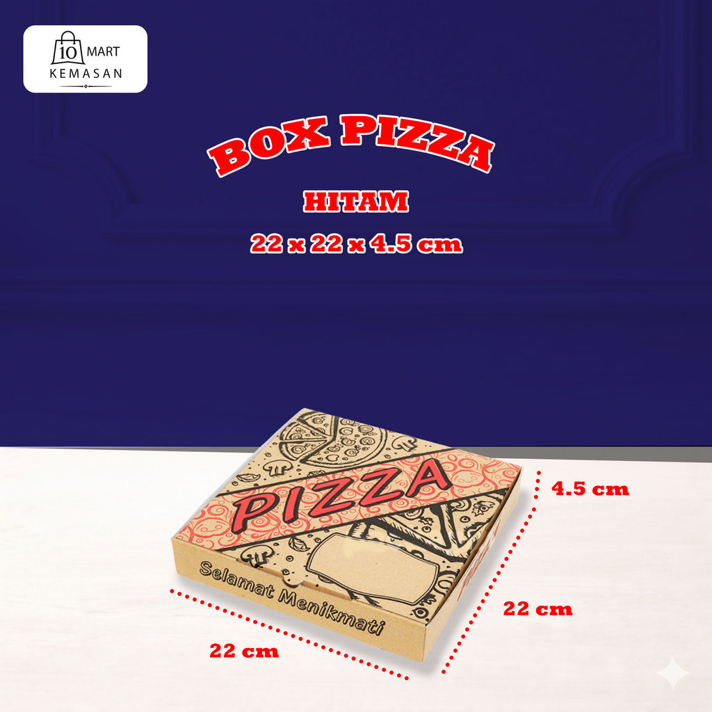 Dus pizza 22x22/box pizza 22/kardus pizza murah/kotak pizza uk 22x22 motif/box pizza hut/box pizza k