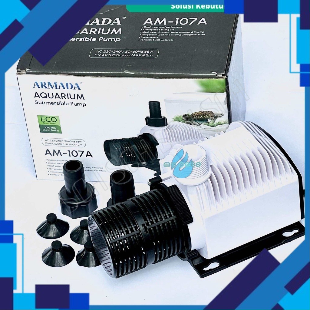 Pompa aquarium/kolam armada 107A